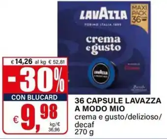 Lavazza capsule a modo mio