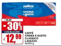 Il Gigante Caffè crema e gusto classico Lavazza offerta