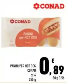 Conad Superstore Panini per hot dog Conad offerta