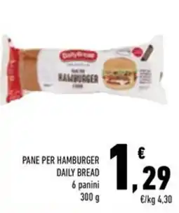Conad Superstore Daily Bread Pane per hamburger offerta
