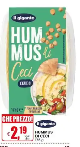 Il Gigante Hummus di Ceci offerta
