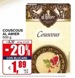 Il Gigante Couscous al Amier offerta