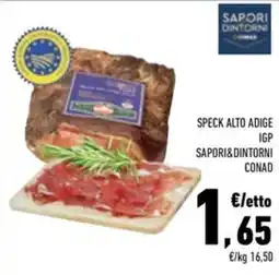 Conad Superstore Speck Alto Adige IGP Saporidintorni Conad offerta