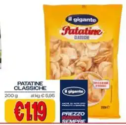 Il Gigante Patatine classiche il gigante offerta