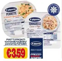 Il Gigante Il gigante pennette offerta