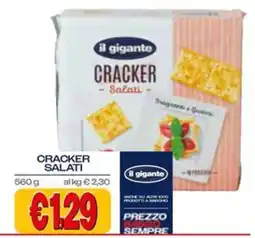 Il Gigante Cracker salati il gigante offerta