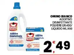 Despar Sicilia Omino Bianco Additivo Disinfettante offerta