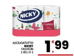 Despar Sicilia Asciugatutto Nicky Fashion offerta