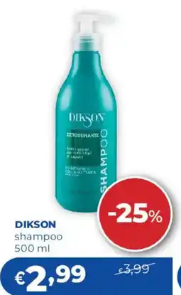 Acqua & Sapone Dikson shampoo offerta