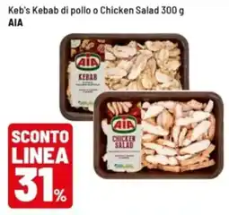 Iper La Grande Kebab di pollo AIA offerta