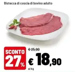 Iper La Grande Bistecca di coscia di bovino adulto offerta