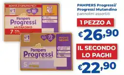 Acqua & Sapone Pampers Progressi Mutandino offerta
