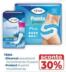 Acqua & Sapone TENA Discreet assorbenti incontinenza offerta
