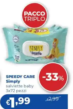 Acqua & Sapone Simply salviette baby offerta