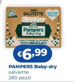 Acqua & Sapone Pampers Baby-dry salviette offerta