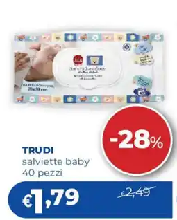 Acqua & Sapone Trudi salviette baby offerta