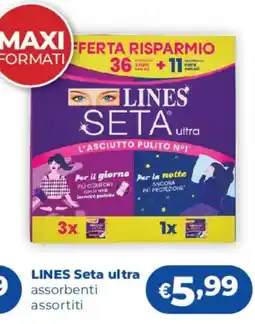 Acqua & Sapone Lines Seta ultra assorbenti offerta