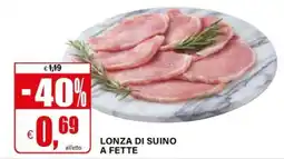 Il Gigante Lonza di suino a fette offerta