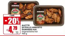 Il Gigante Alette di pollo arrosto Durango AIA offerta
