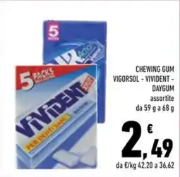 Conad Superstore Chewing gum Vivident offerta