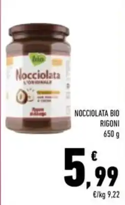 Conad Superstore Nocciolata bio Rigoni offerta