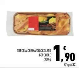 Conad Superstore Treccia crema/cioccolato Gecchele offerta