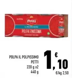 Conad City Polpa il polpissimo Petti offerta
