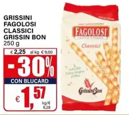 Il Gigante Grissini fagolosi classici Grissin Bon offerta