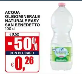 Il Gigante Acqua oligominerale naturale easy San Benedetto offerta