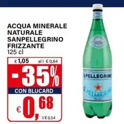 Il Gigante Acqua minerale naturale Sanpellegrino frizzante offerta