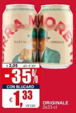 Il Gigante Birra Moretti Originale offerta
