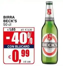 Il Gigante Birra Beck's offerta