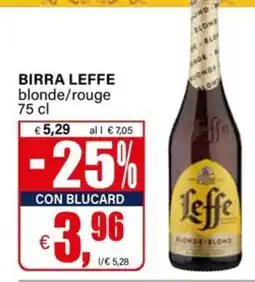 Il Gigante Birra Leffe blonde/rouge offerta