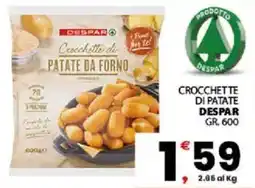 Despar Sicilia Crocchette di patate Despar offerta