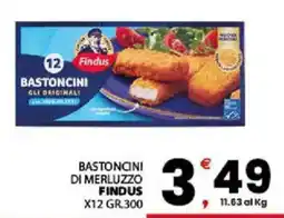 Despar Sicilia Bastoncini di merluzzo Findus offerta