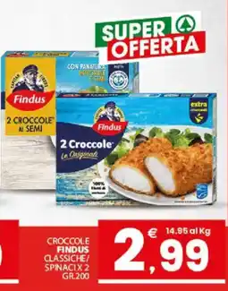 Despar Sicilia Crocchette Findus classiche offerta