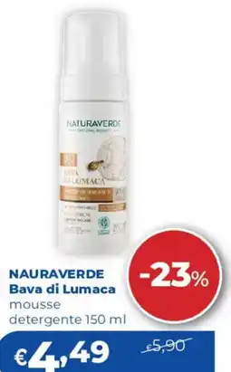 Acqua & Sapone Naturaverde Bava di Lumaca mousse offerta