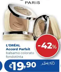 Acqua & Sapone L'Oréal Accord Parfait balsamo colorato fondotinta offerta