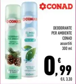 Conad Margherita Deodorante per ambiente Conad assortiti offerta