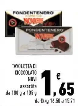 Conad Margherita Tavoletta di cioccolato Novi assortite offerta