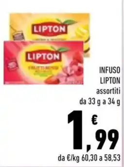 Conad Margherita Infuso Lipton assortiti offerta