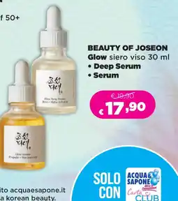 Acqua & Sapone Beauty of Joseon Glow siero viso offerta