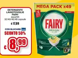 Il Gigante Detergente lavastoviglie Fairy offerta
