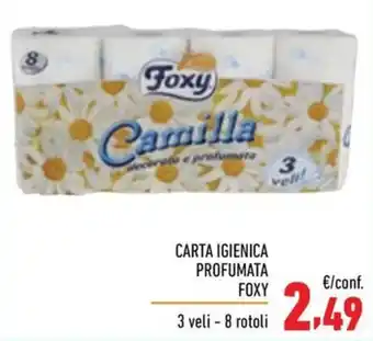 Carta igienica profumata Foxy