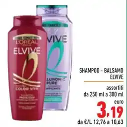 Maxi Supermercati Shampoo - Balsamo Elvive offerta
