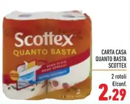 Maxi Supermercati Carta casa quanto basta Scottex offerta