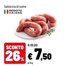 Iper La Grande Salsiccia di suino offerta