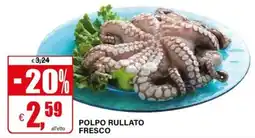 Il Gigante Polpo rullato fresco offerta
