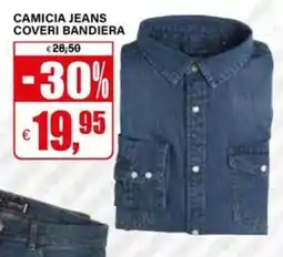 Il Gigante Camicia jeans coveri bandiera offerta