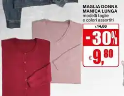 Il Gigante Maglia donna manica lunga offerta